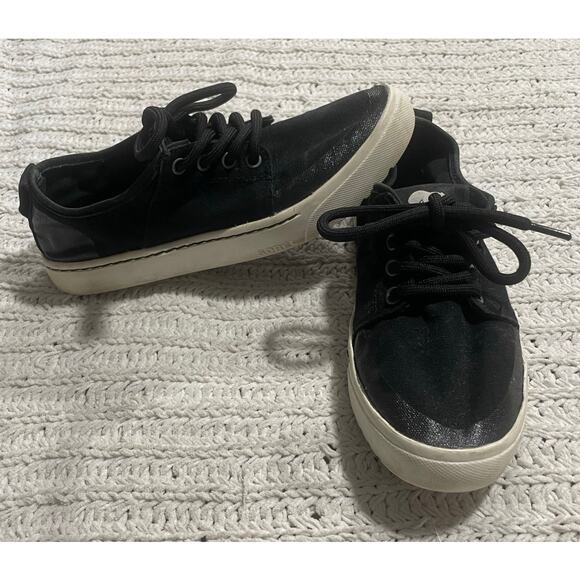Sorel Lace Up Sneakers Shoes 1776091010 NL2866-010 Women's Size 8 EU 39 Black - Picture 1 of 10
